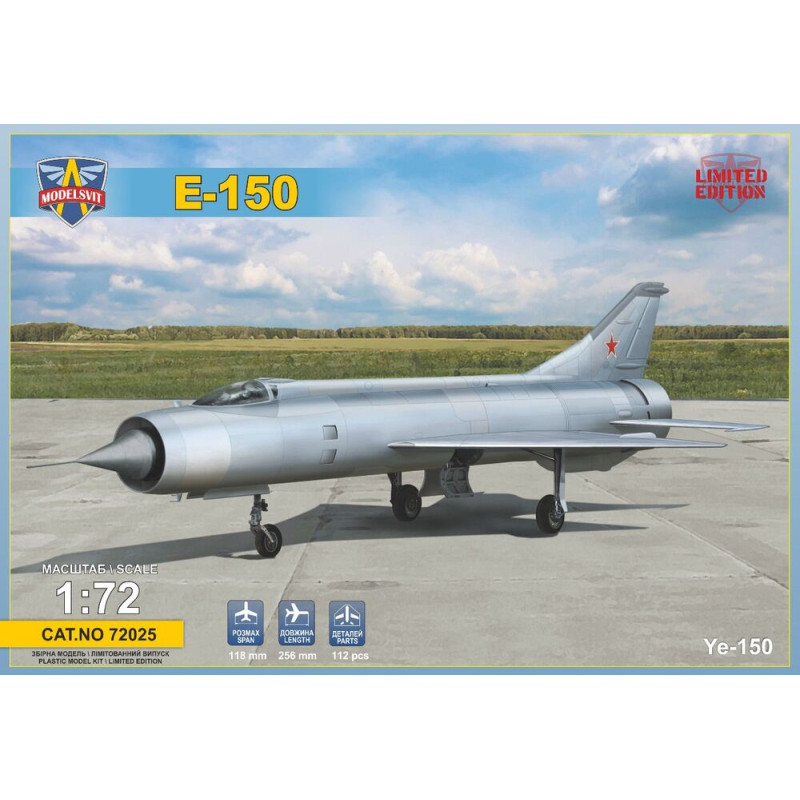 Ye-150, intercepteur expérimental - 1/72 - MODELSVIT 72025