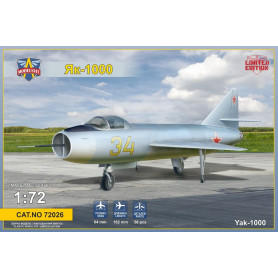 Yak-1000 démonstrateur supersonique - 1/72 - MODELSVIT 72026