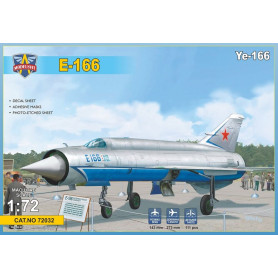 Ye-166 intercepteur lourd expérimental - 1/72 - MODELSVIT 72032