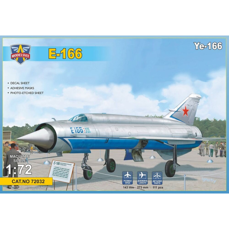 Ye-166 intercepteur lourd expérimental - 1/72 - MODELSVIT 72032
