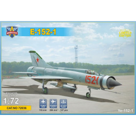Ye-152-1, intercepteur supersonique expérimental - 1/72 - MODELSVIT 72036