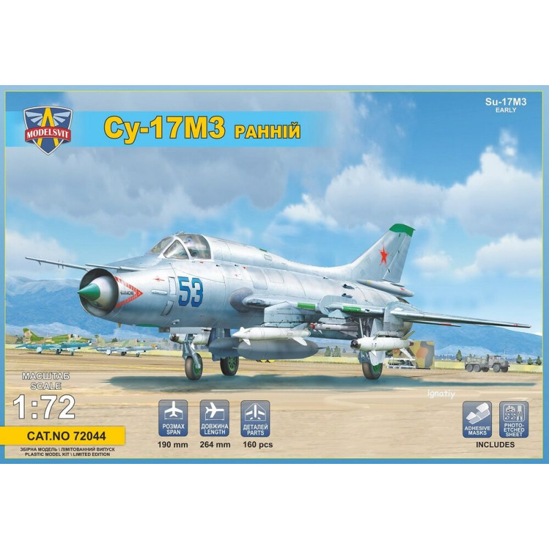 Su-17M3 version de production préliminaire - 1/72 - MODELSVIT 72044