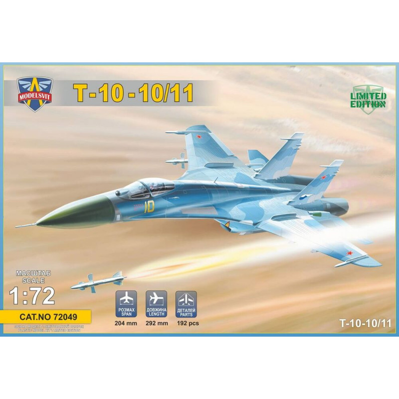 T-10-10/11 (prototype du Su-27) - 1/72 - MODELSVIT 72049