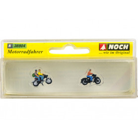 Motocyclistes - Echelle N 1/160 - NOCH 36904