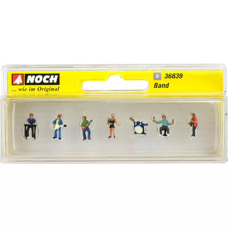 Groupe de 6 musiciens - Echelle N 1/160 - NOCH 36839