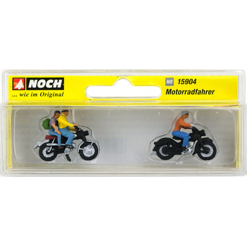 Motocyclistes - Echelle HO 1/87 - NOCH 15904