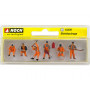 Equipe de poseurs de voie - Echelle HO 1/87 - NOCH 15276