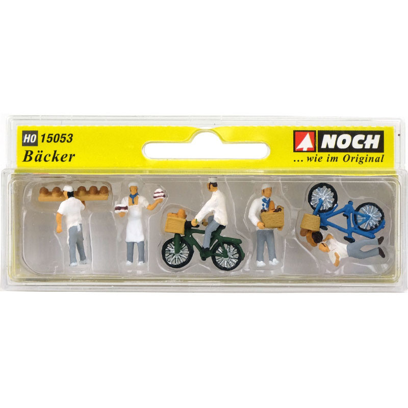 Boulangers et accessoires - Echelle HO 1/87 - NOCH 15053