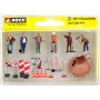 Equipe de travaux publics - Echelle HO 1/87 - NOCH 15111