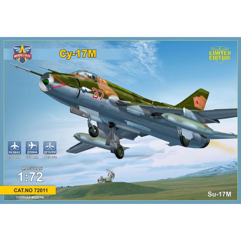 Su-17M (Fitter-C) chasseur multirôle - 1/72 - MODELSVIT 72011