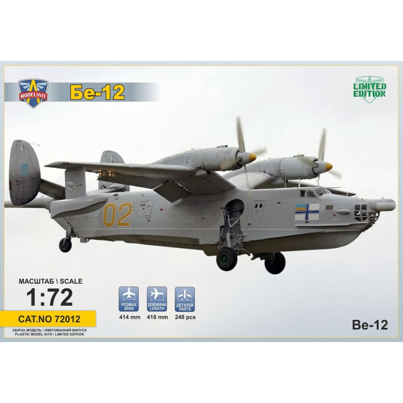 Be-12 Chayka avion amphibie - 1/72 - MODELSVIT 72012