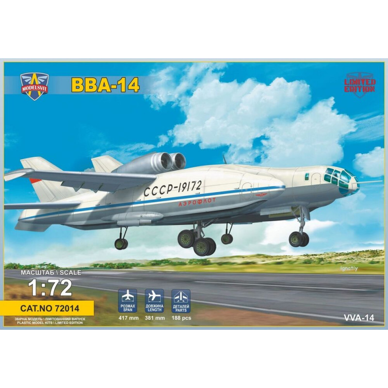 VVA-14 expérimental amphibie - 1/72 - MODELSVIT 72014