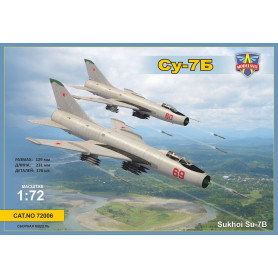 Su-7B, avion d'attaque - 1/72 - MODELSVIT 72006