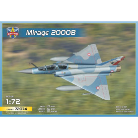 Mirage 2000B, avion-école biplace - 1/72 - MODELSVIT 72074