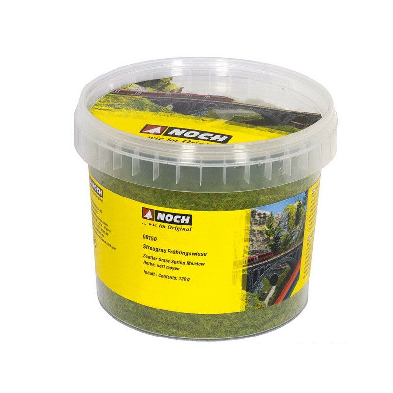 Pot de flocage herbes prairie fleurie 2.5mm 120g - toutes échelles - NOCH 08155