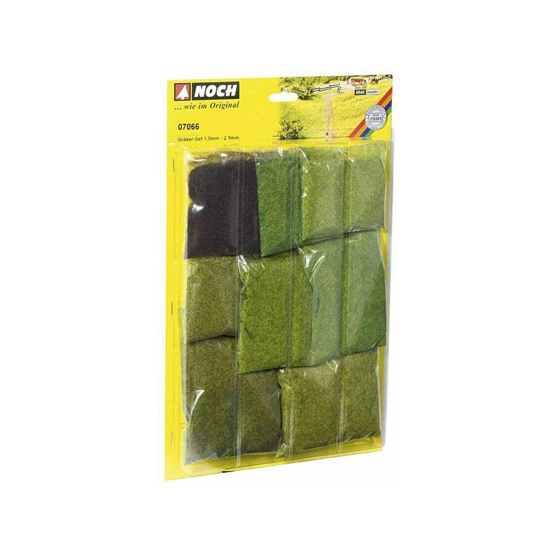 Assortiment de 9 sachets de flocages - toutes échelles - NOCH 07066