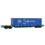 Wagon porte-conteneurs Sgnss, « Safmarine » ép. VI - HO 1/87 - JOUEF HJ6329