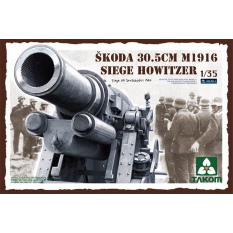 Obusier de siège Skoda 30,5 cm M1916 - 1/35 - TAKOM 2011