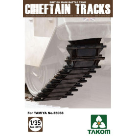 Chenilles pour char Chieftain britannique, pour Tamiya - 1/35 - TAKOM 2059