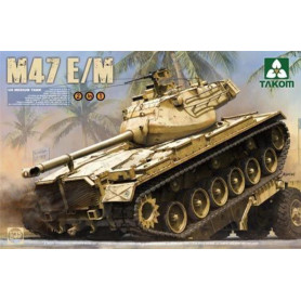 Char moyen américain M47 E/M 2 en 1 - 1/35 - TAKOM 2072