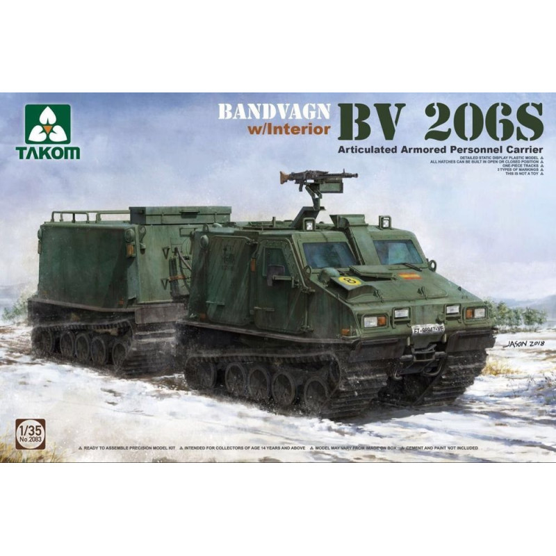 Bandvagn Bv 206S – Transport de troupes blindé articulé - 1/35 - TAKOM 2083