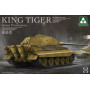 Char lourd allemand King Tiger, production initiale, 4 en 1 - 1/35 - TAKOM 2096