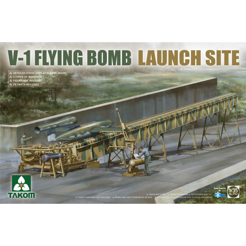 Site de lancement de bombe volante V-1 - 1/35 - TAKOM 2152