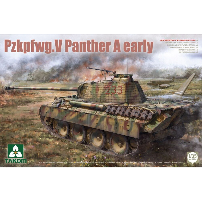Pzkpfw.V Panther A début de production - 1/35 - TAKOM 2174