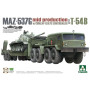 MAZ-537G semi-remorque ChMZAP-5247G (interm.) et T-54B - 1/72 - TAKOM 5013