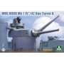 HMS Hood Mk 1 15"/42 Tourelle de canon B - 1/72 - TAKOM 5020