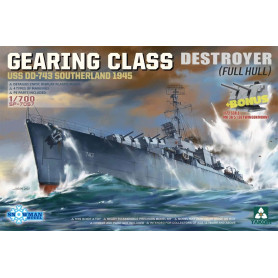 Destroyer classe Gearing USS DD-743 Southerland 1945 - 1/700 - TAKOM SP7057