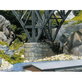 FALLER 222574 Couverte Pont Piétons - Accessoire Modélisme Ferroviaire HO