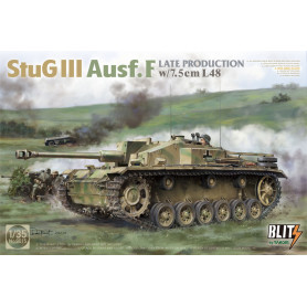 StuG III Ausf. F avec canon 7,5 cm L48 Production tardive - 1/35 - TAKOM 8015