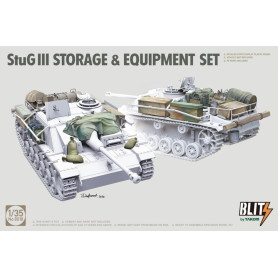 StuG III Set de rangement et d'équipement - 1/35 - TAKOM 8018