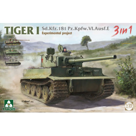 Tiger I Projet Expérimental Sd.Kfz. 181 Pz.Kpfw. VI Ausf. E - 1/35 - TAKOM 2192