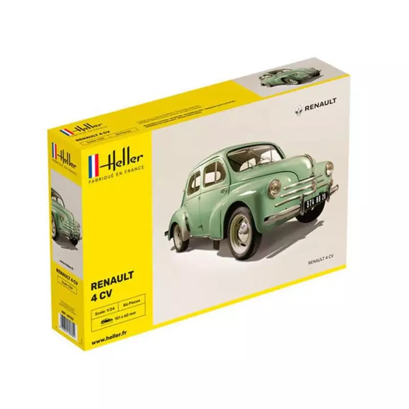 Renault 4CV - échelle 1/24 - HELLER 80762