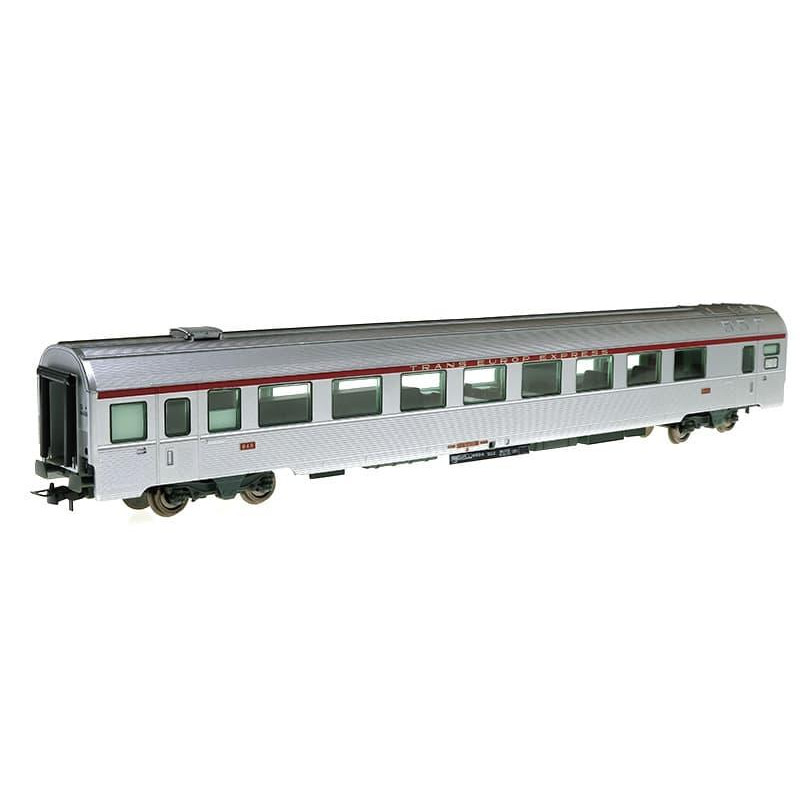 Voiture Mistral 69 Bar inox TEE ép. IV - SNCF - HO 1/87 - JOUEF HJ4125
