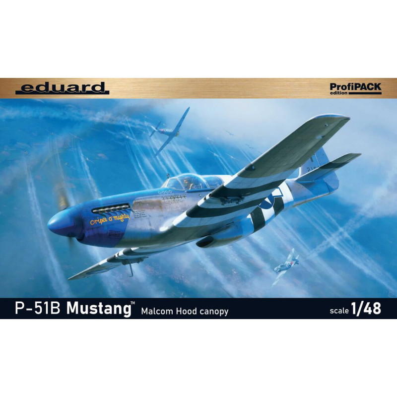 P-51B Mustang verrière Malcolm Hood - 1/48 - EDUARD 82176