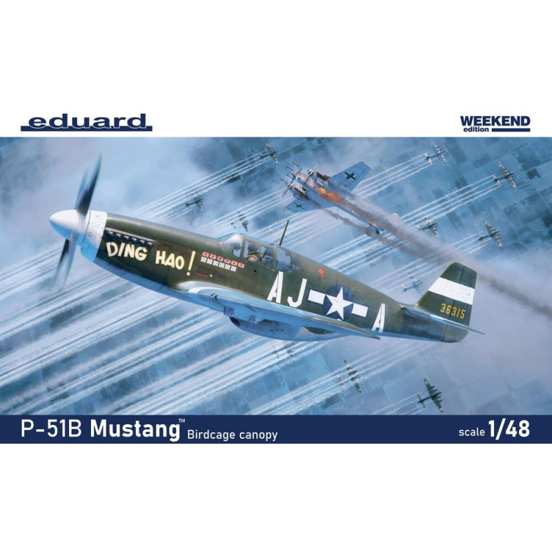 P-51B/C Mustang Birdcage canopy - 1/48 - EDUARD 84209
