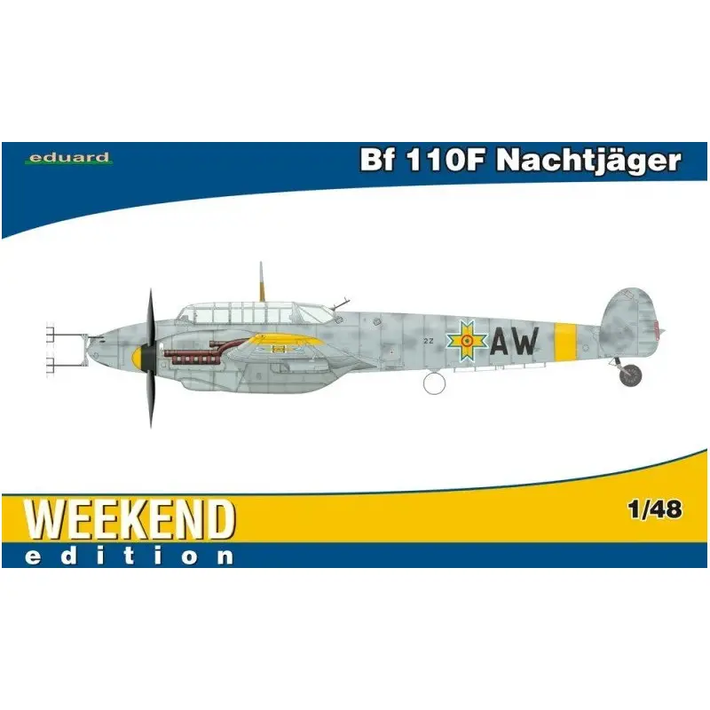 Bf 110F Nachtjäger Weekend Edition - 1/48 - EDUARD 84145