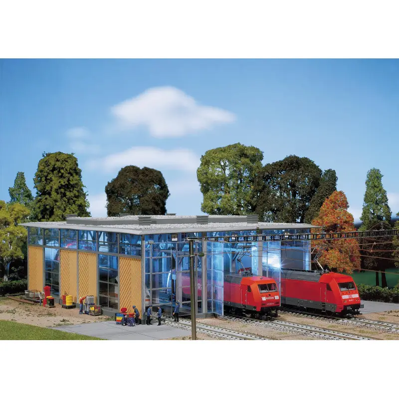 Hangar à locomotive électrique - HO 1/87 - FALLER 120217