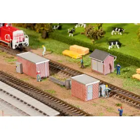 3x stations transformateur électrique - HO 1/87 - FALLER 120239