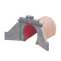 Portail de tunnel pour voie unique - HO 1/87 - FALLER 120558