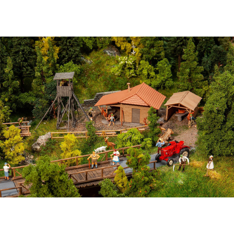 Pavillon de chasse avec mirador - HO 1/87 - FALLER 130637