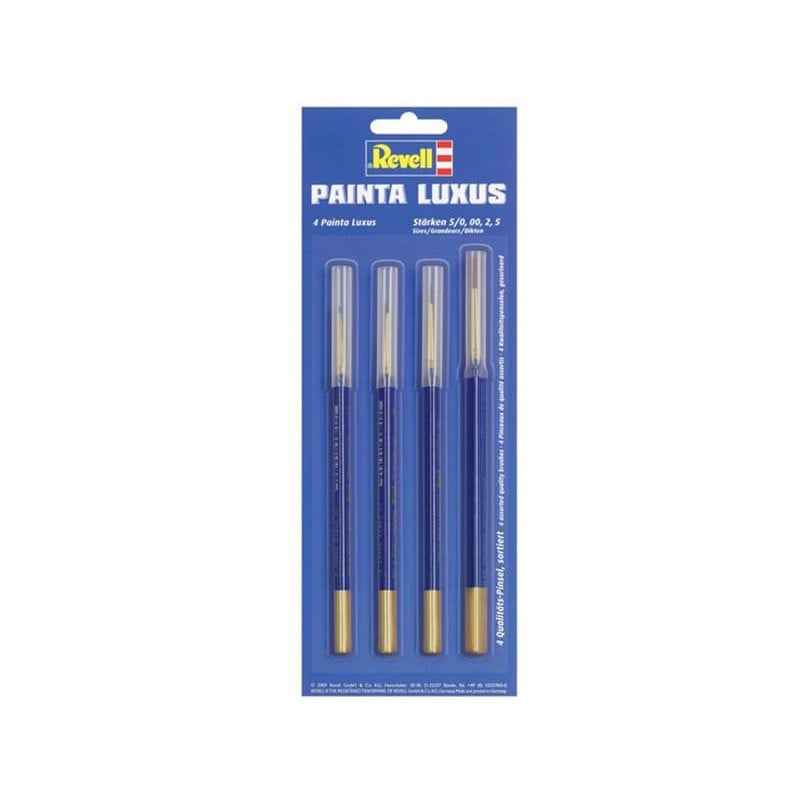 Set de 3 pinceaux poils de martre pour modélisme - Revell 39629