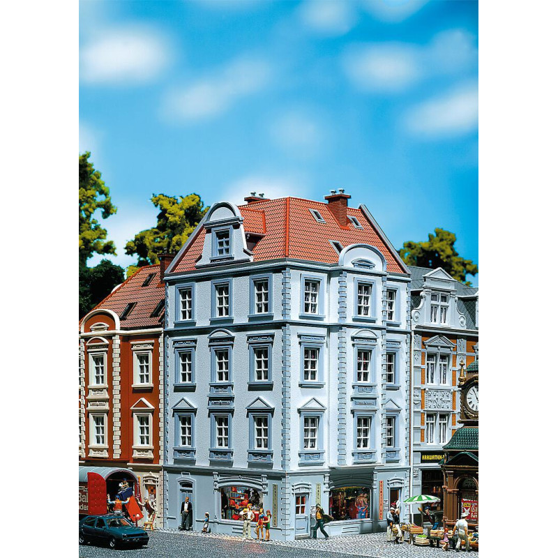 Immeuble d'angle Goethe - HO 1/87 - FALLER 130906