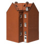 Immeuble d'angle rue goethe - HO 1/87 - FALLER 130907