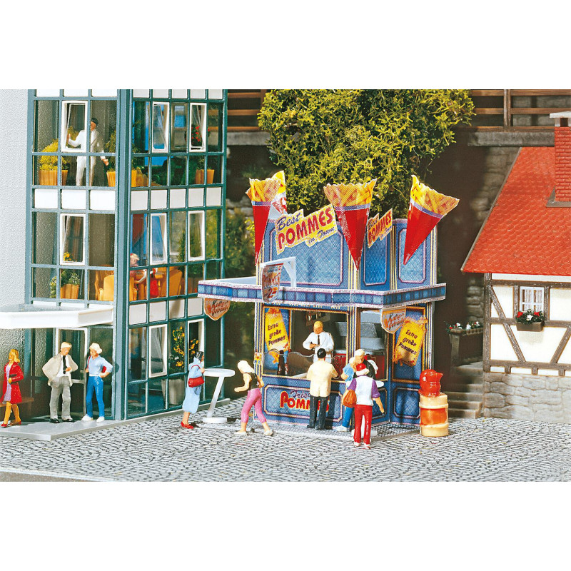 Stand forain Pommes frites XXL - HO 1/87 - FALLER 140444