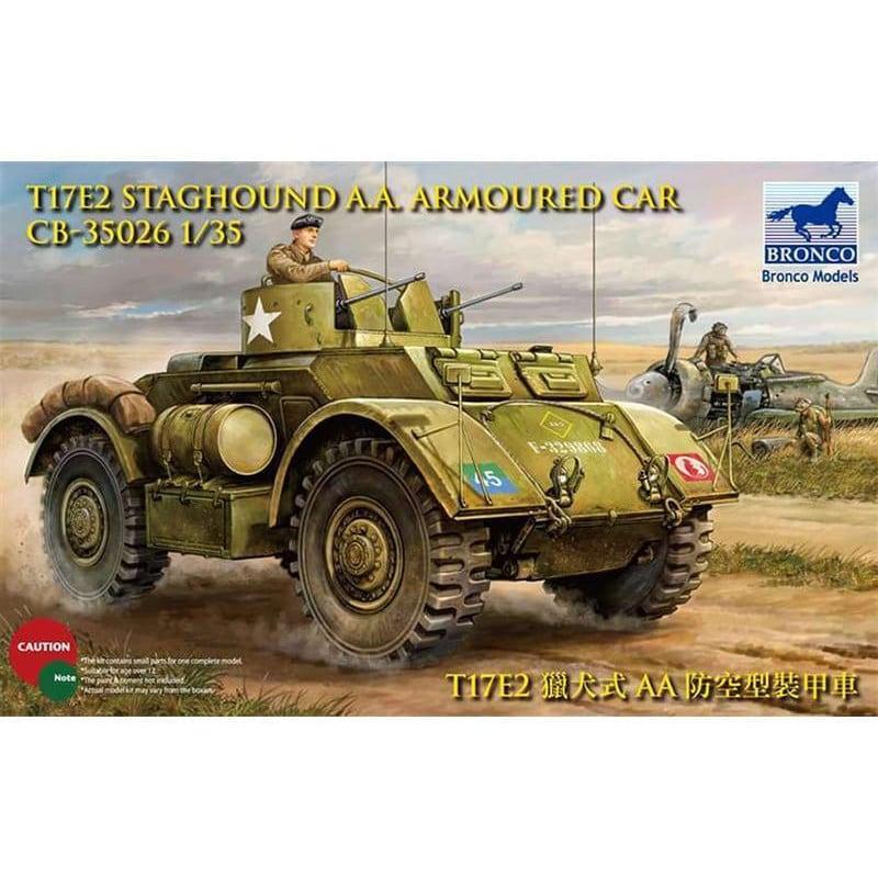 Blindé T17E2 Staghound A.A. - 1/35 - BRONCO MODELS 35026