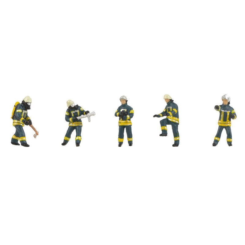 Pompiers époque VI, set II - HO 1/87 - FALLER 151638